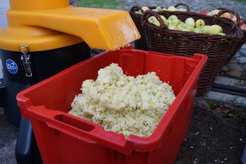 Speidel gyümölcsdaráló által készített gyümölcs pulp