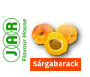 Sárgabarack aroma JAR címkéje