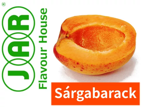 Sárgabarack aroma JAR címkéje