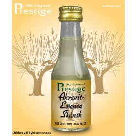 Svéd Akvavit esszencia palackja