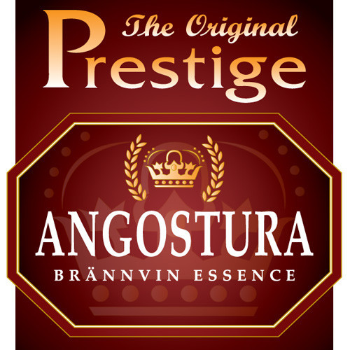 Angostura keserűlikőr esszencia üveg palackja