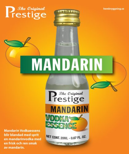 Mandarin vodka esszencia – Prestige