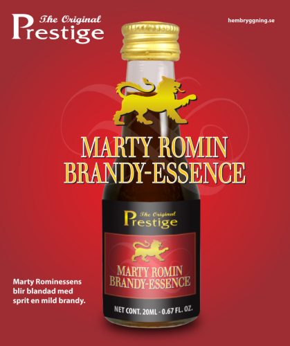 Marty Romin Brandy esszencia – Prestige üvege