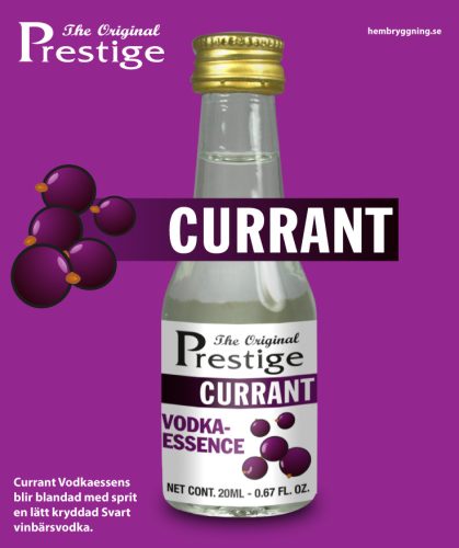 Fekete ribizli vodka esszencia – Prestige