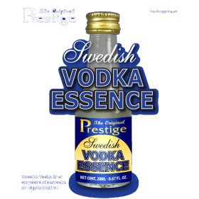 Svéd viking vodka esszencia – Prestige üveg palackja