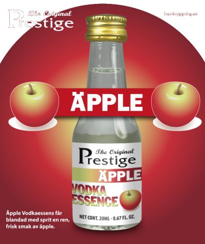 Alma vodka esszencia – Prestige üveg palack
