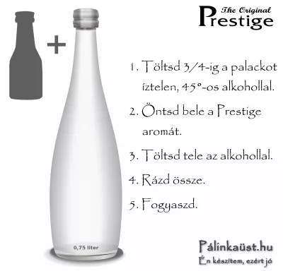 Használati utasítás a Alma vodka esszenciához