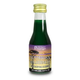 Üveg palack az Australian Wilderness eukaliptusz-likőr esszenciához