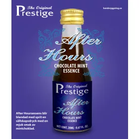 After Hours csokoládés menta esszencia – Prestige üveg flakonja