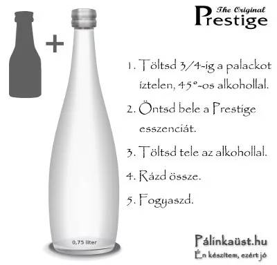Mogyorókrémlikőr esszencia – Prestige