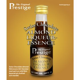 Svájci Mandulás Csokoládélikőr esszencia palackja