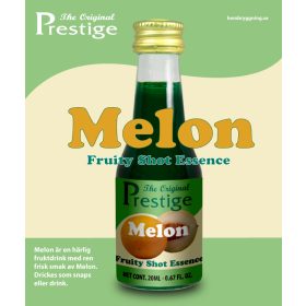 Sárgadinnye Fruity Shot esszencia – Prestige üvegje