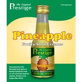 Ananász Fruity Shot esszencia üveg palackja