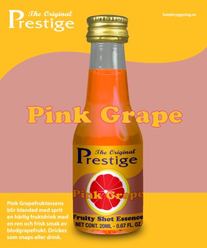 Pink Grapefruit Fruity Shot esszencia – Prestige üveg palackja