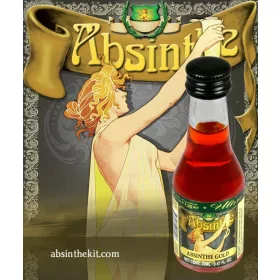 Abszint Gold esszencia – Prestige üveg palackja