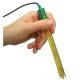 Cserélhető mérőszonda (elektróda) AD1230B epoxy pH elektróda használat közben