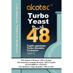 Fajélesztő Alcotec 48 turbó élesztő első oldala