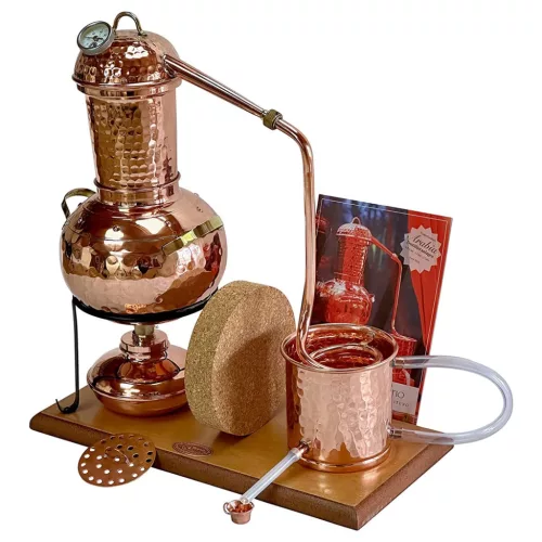 Arab lepárló spiritusz égővel, aromakosárral, 2 literes