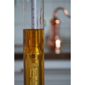 100 ml-es műanyag mérőhenger szeszfokolóval
