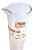 250 ml-es üveg mérőhenger közelről