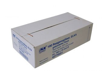 Kémcső laborüvegből 100 db-os dobozban