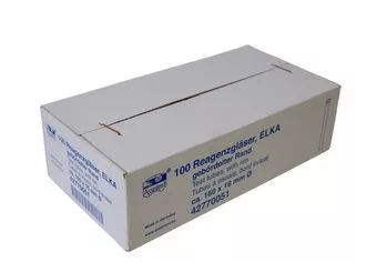 Kémcső laborüvegből 100 db-os dobozban