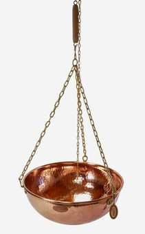 Függeszthető vörösréz tál, teljes termékfotó