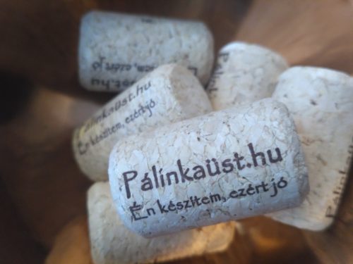Eco parafa dugó Pálinkaüst felirattal, 22x38 mm, közeli kép