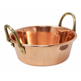 Vörösréz lekváros edény