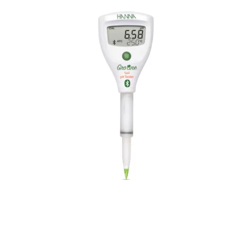 Bluetooth-os talaj pH teszter, HANNA