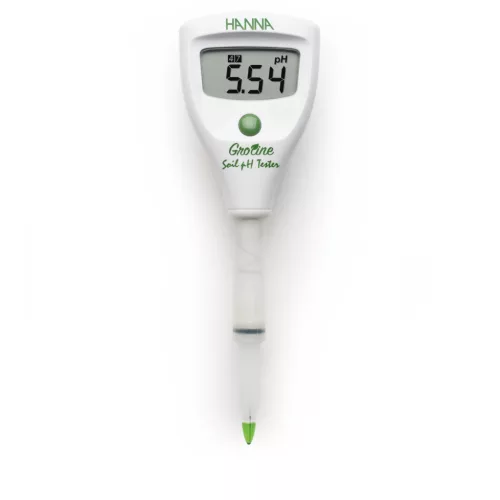talaj pH teszter HI981030 GroLine működés közben