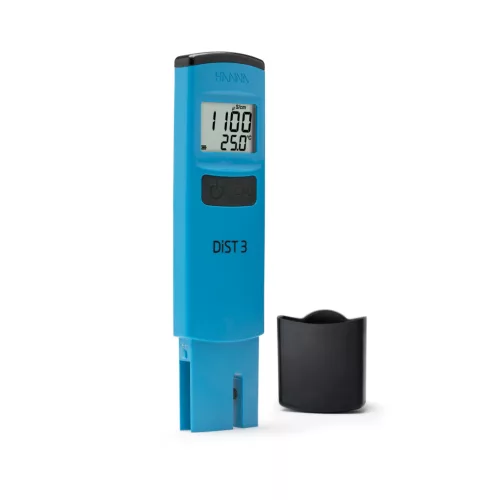 HI98303 DiST®3 EC teszter és a védőkupakja