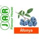 Áfonya aroma JAR címkéje