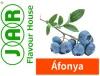 Áfonya aroma JAR címkéje