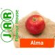 Alma aroma JAR címkéje