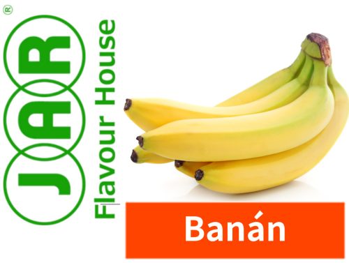 Banán aroma JAR címkéje