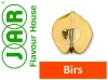 Birs aroma JAR címkéje