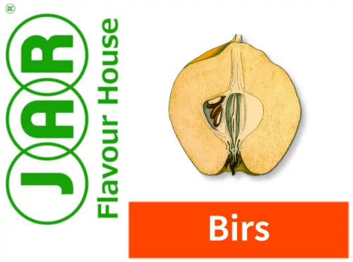 Birs aroma JAR címkéje