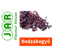 Bodzabogyó aroma JAR címkékje