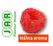 Málna aroma JAR címkéje