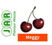 Meggy aroma JAR címkéje