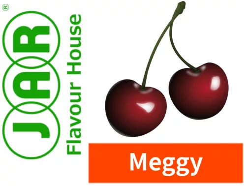 Meggy aroma JAR címkéje