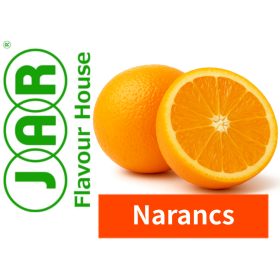 Narancs aroma címkéje, mely egy JAR aroma