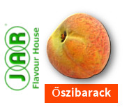 Őszibarack aroma JAR címkéje