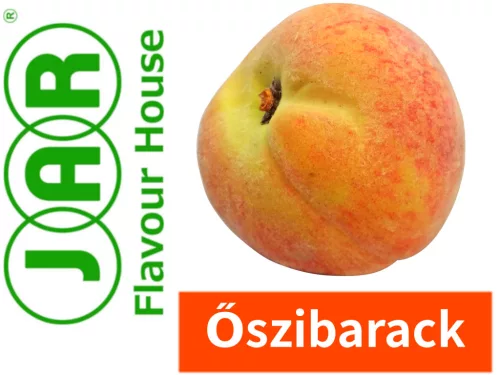 Őszibarack aroma JAR címkéje