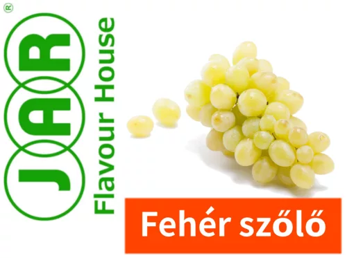 Fehér csemege szőlő aroma JAR címkéje