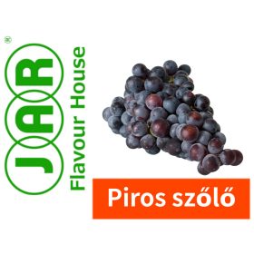 Piros borszőlő aroma JAR címkéje