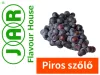 Piros borszőlő aroma JAR címkéje