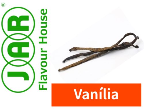 Vanília aroma JAR címkéje