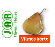 Vilmos körte aroma JAR címkéje